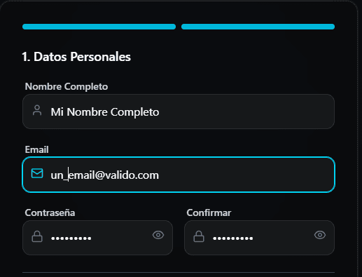 Tus Datos Personales